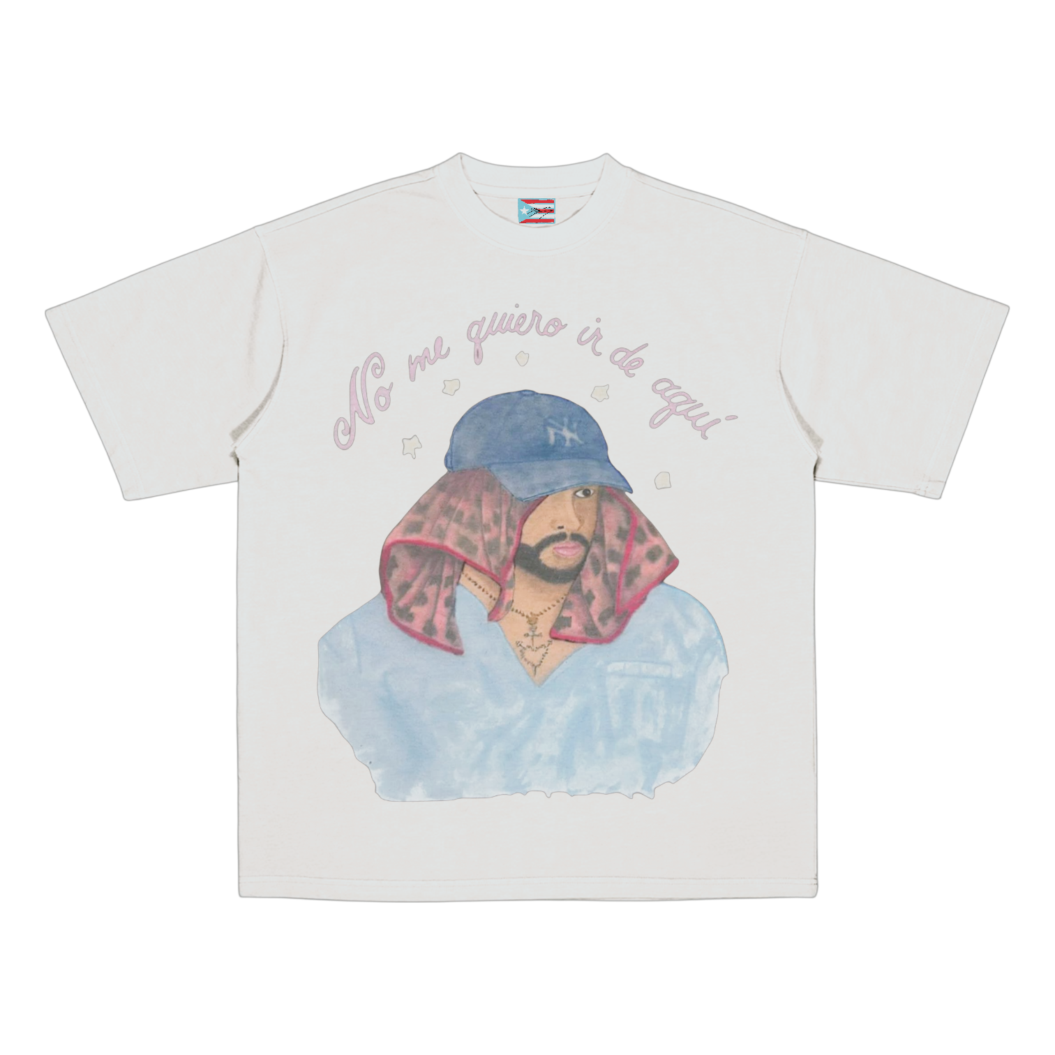 No Me Quiero Ir De Aquí White Tee