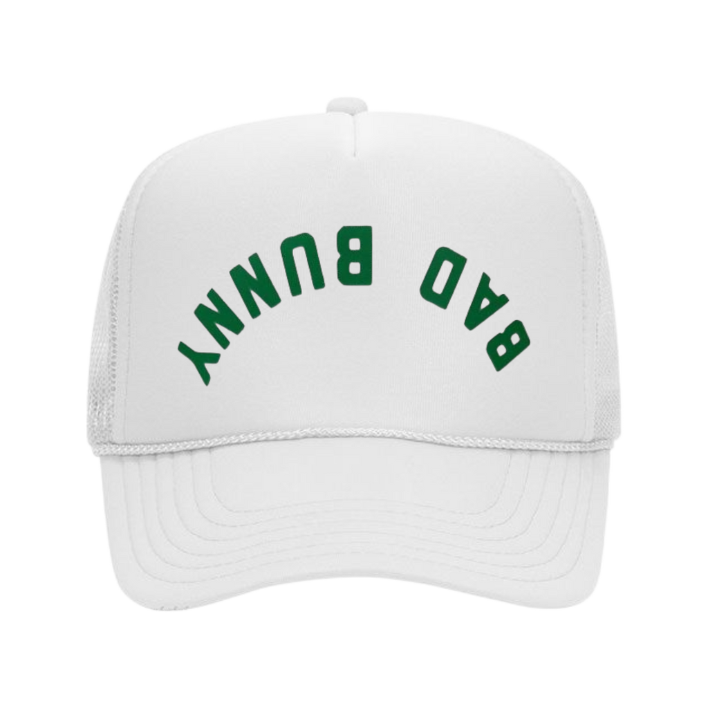 Bad Bunny Trucker Hat White