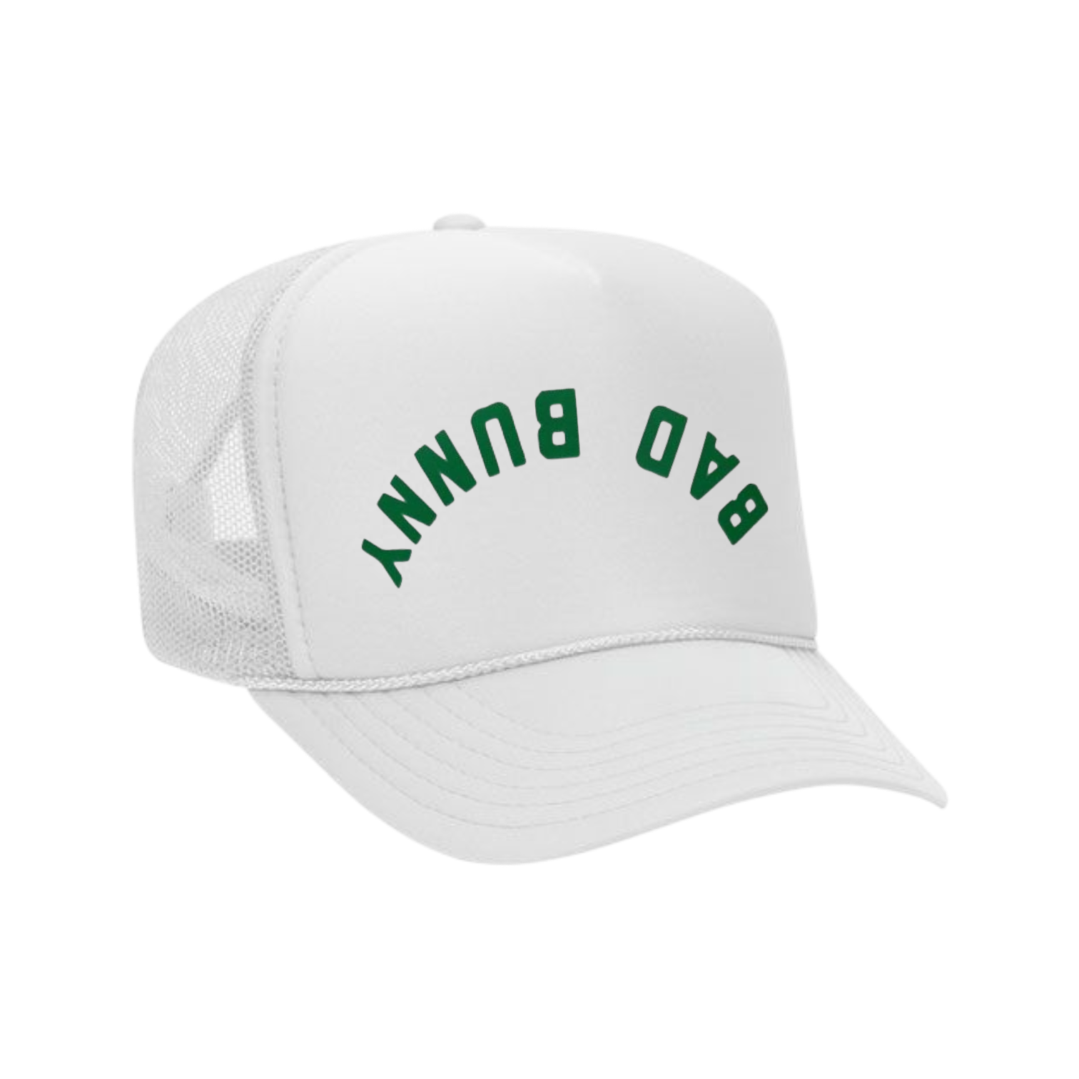Bad Bunny Trucker Hat White