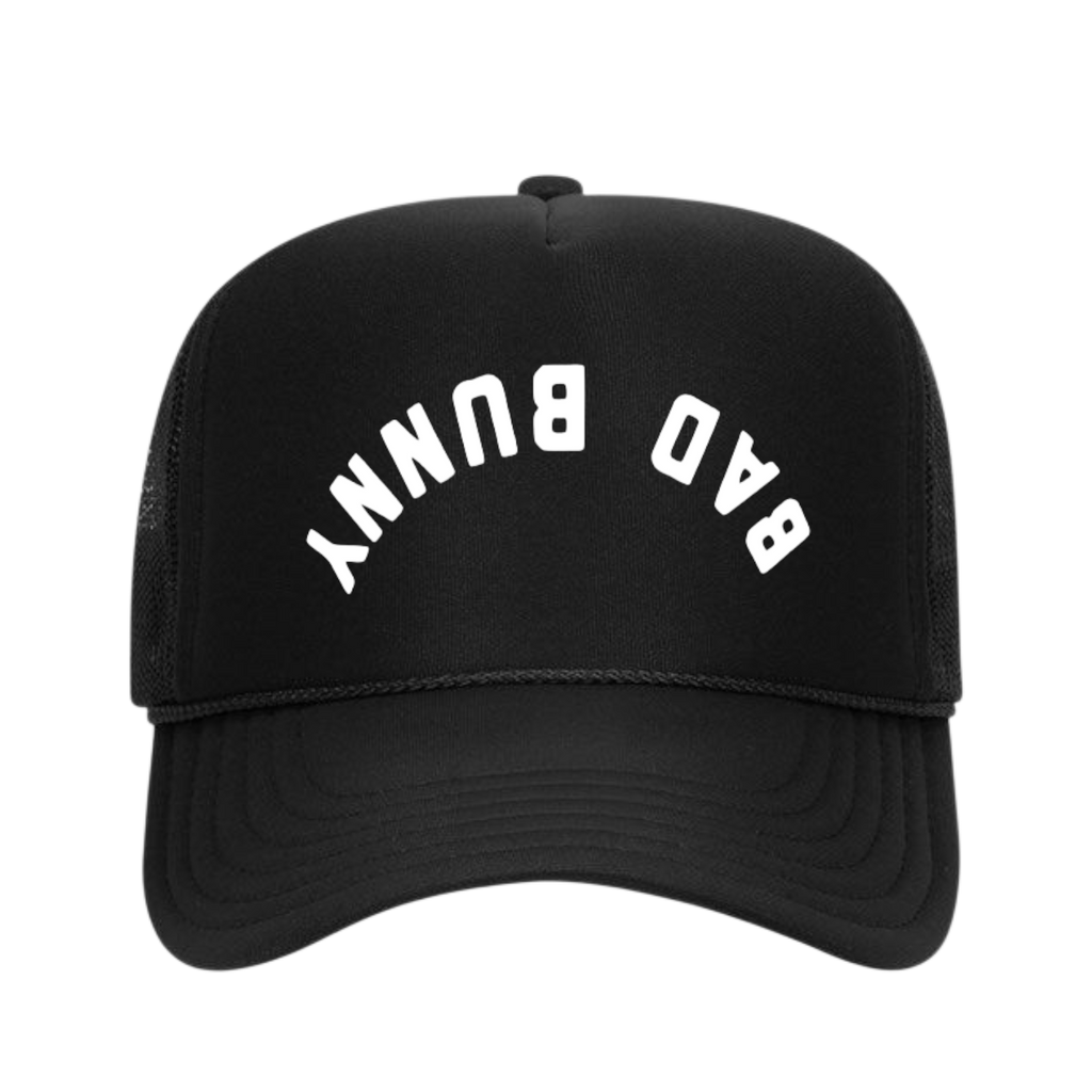 Bad Bunny Trucker Hat Black