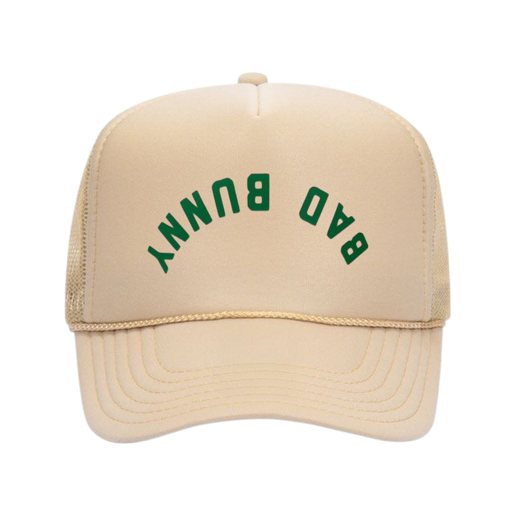 Bad Bunny Trucker Hat Beige