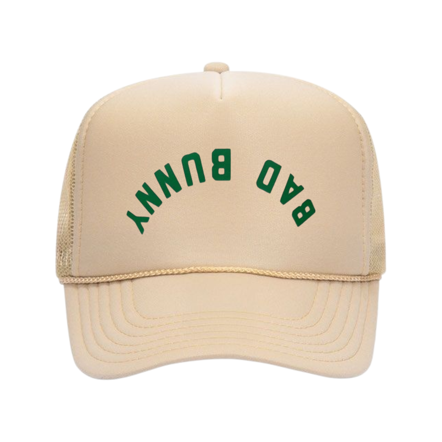 Bad Bunny Trucker Hat Beige