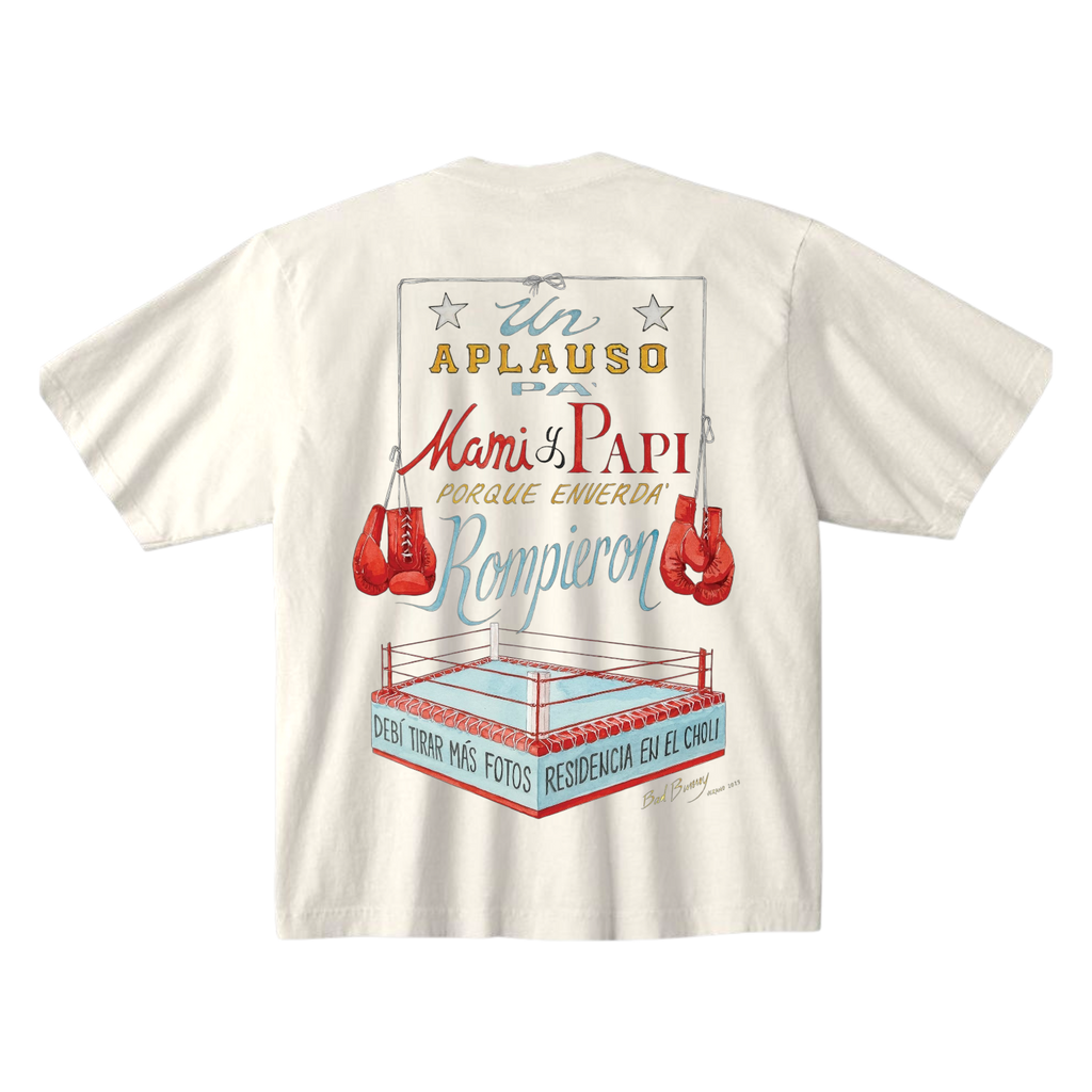 Bad Bunny Boxing Ring White T-Shirt