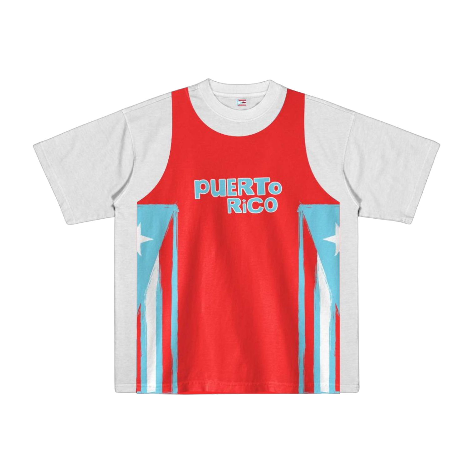 Tee Jersey White/Red T-Shirt