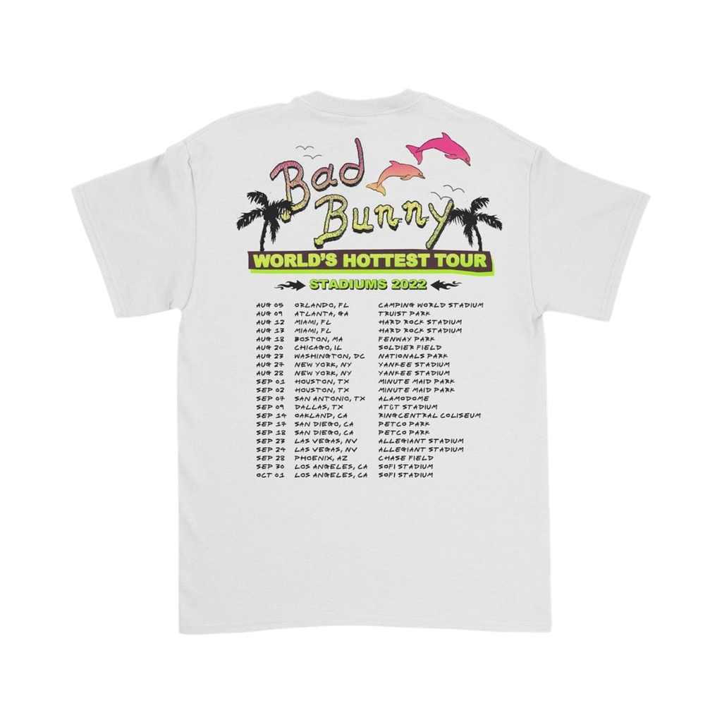 Tee Shirt World's Hottest Tour White