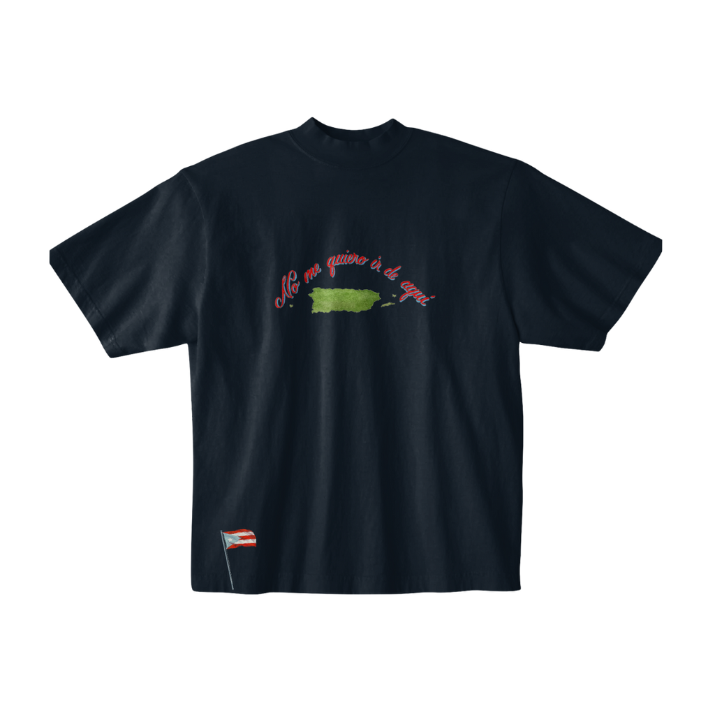 No Me Quiero Ir de Aquí Black T-Shirt