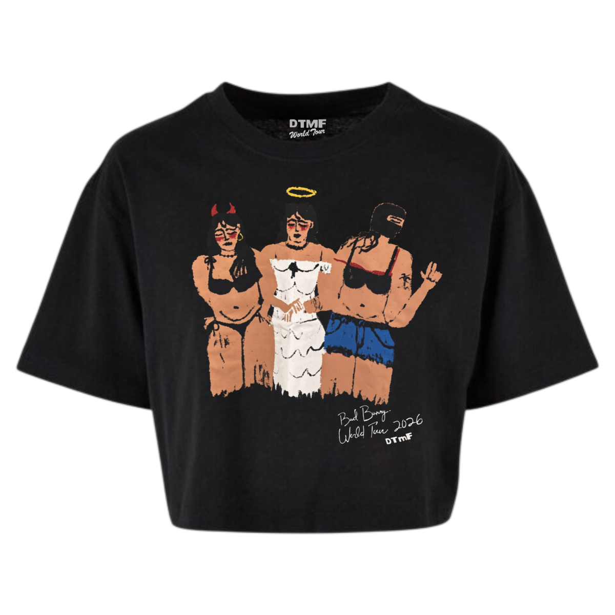 Diabla, Ángel y Loquita T-Shirt