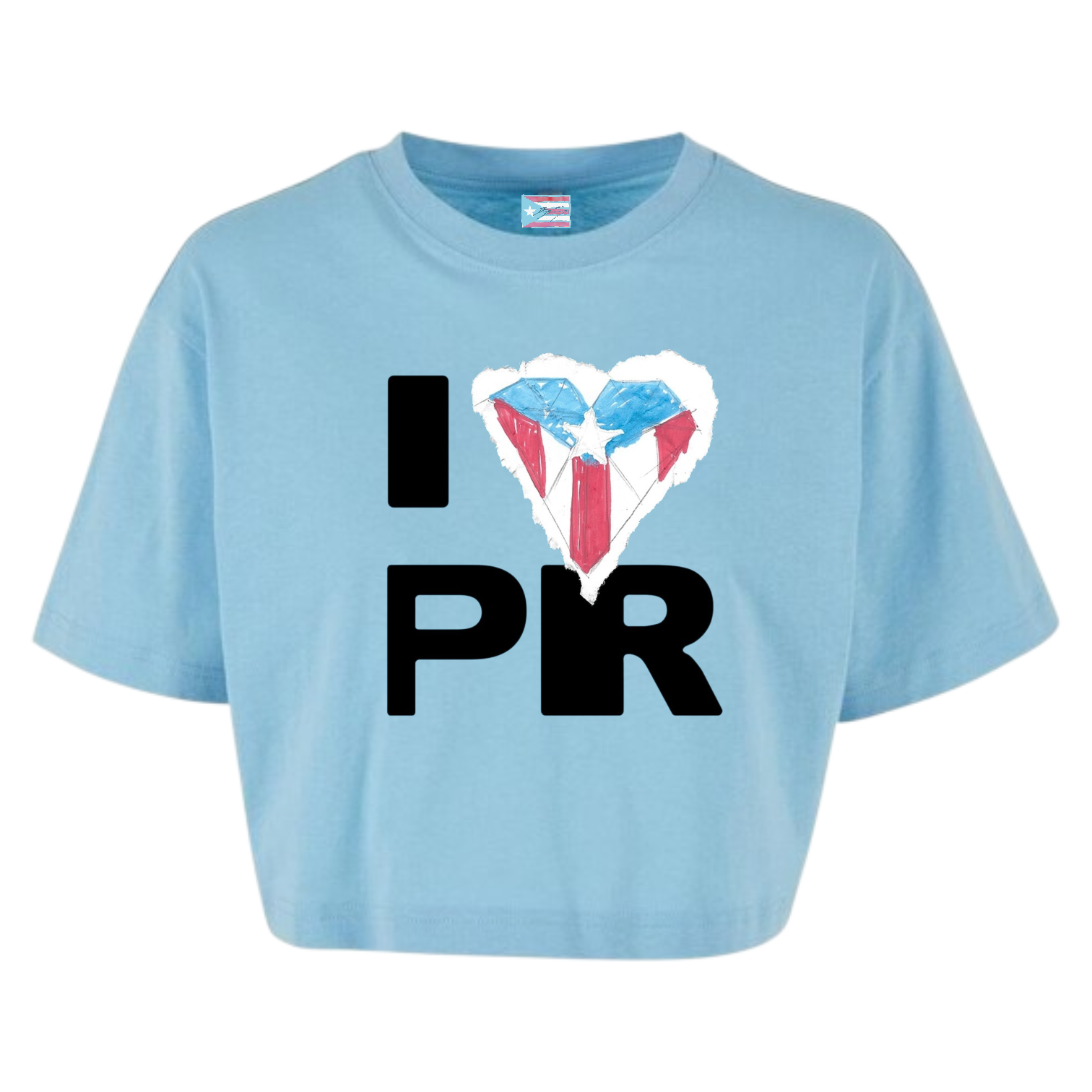 I ♡ PR Crop Top