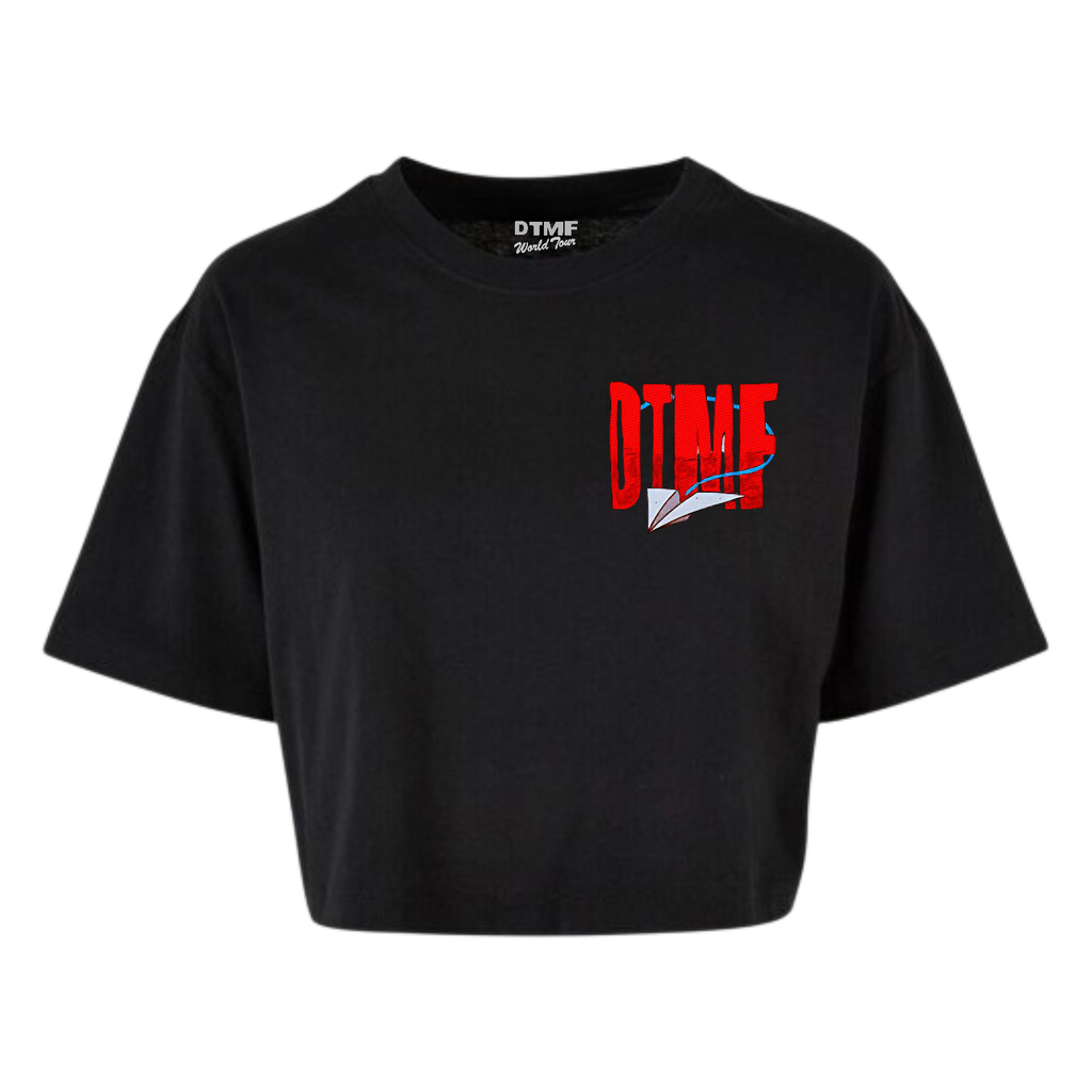 DTMF World Tour Black Crop Top