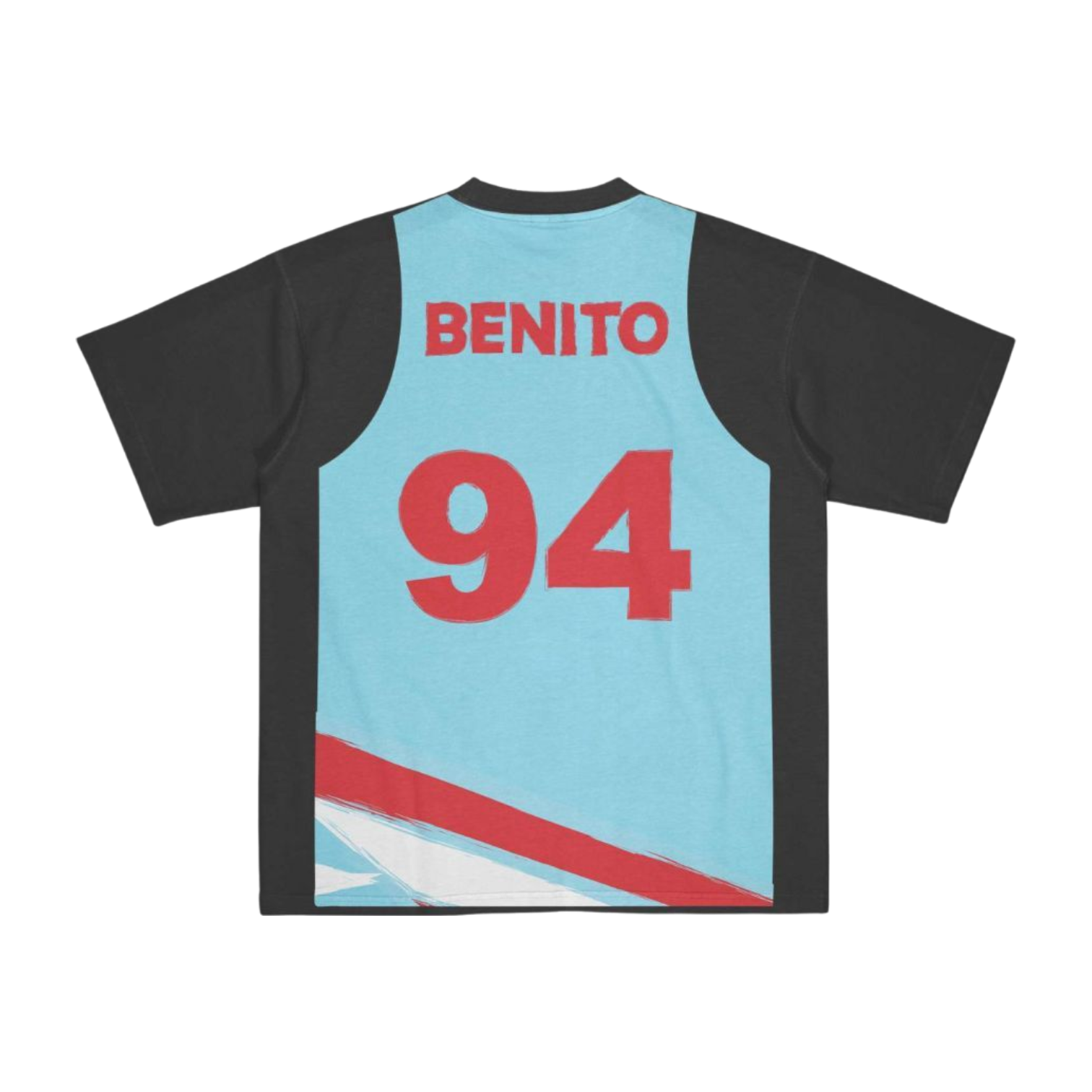 Tee Jersey Black/Blue T-Shirt
