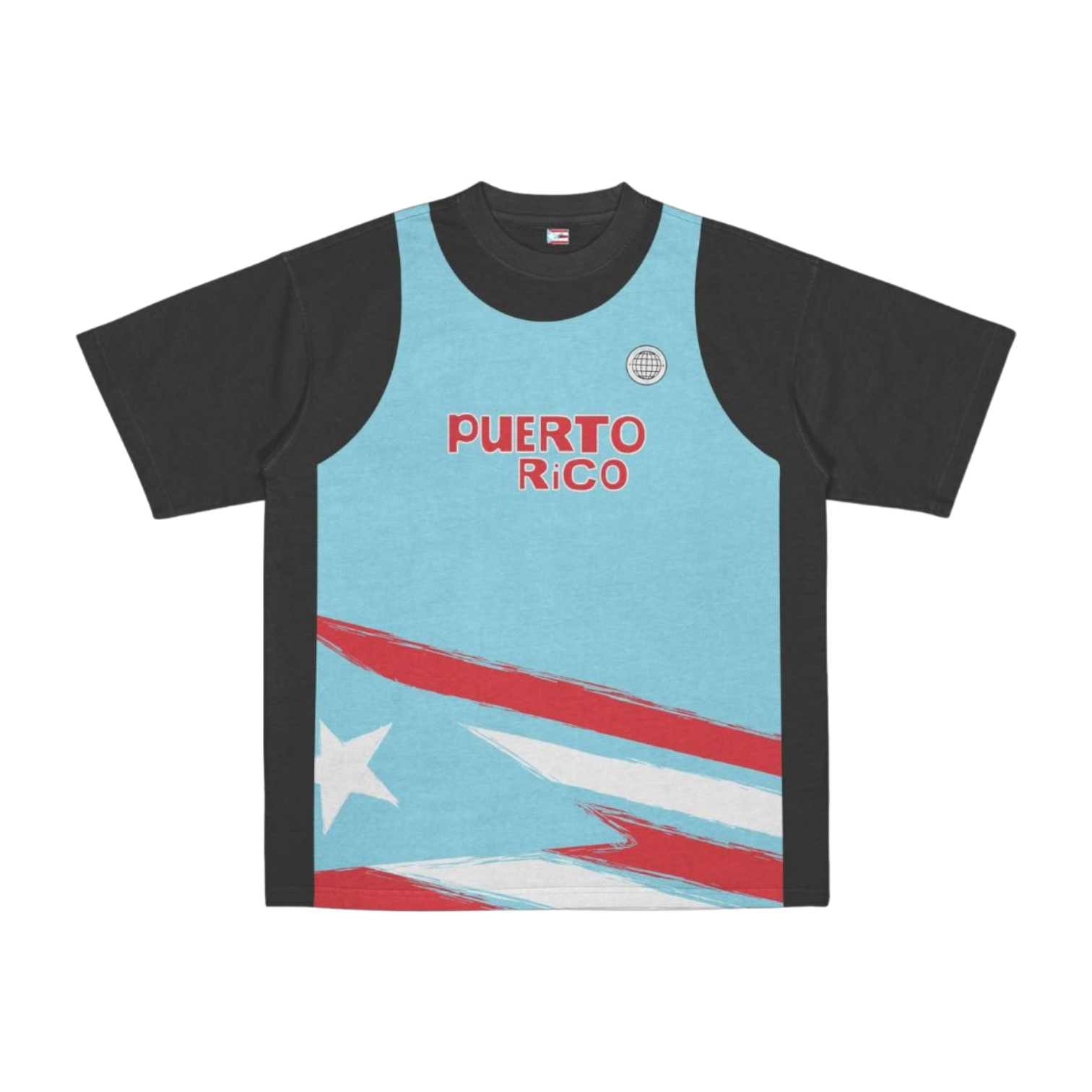 Tee Jersey Black/Blue T-Shirt