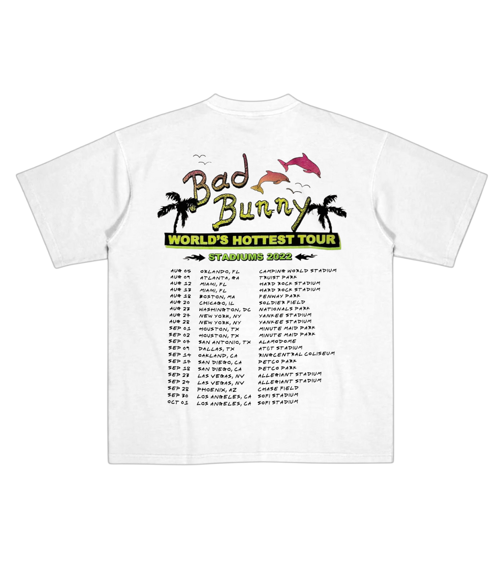 Tee Shirt World's Hottest Tour White