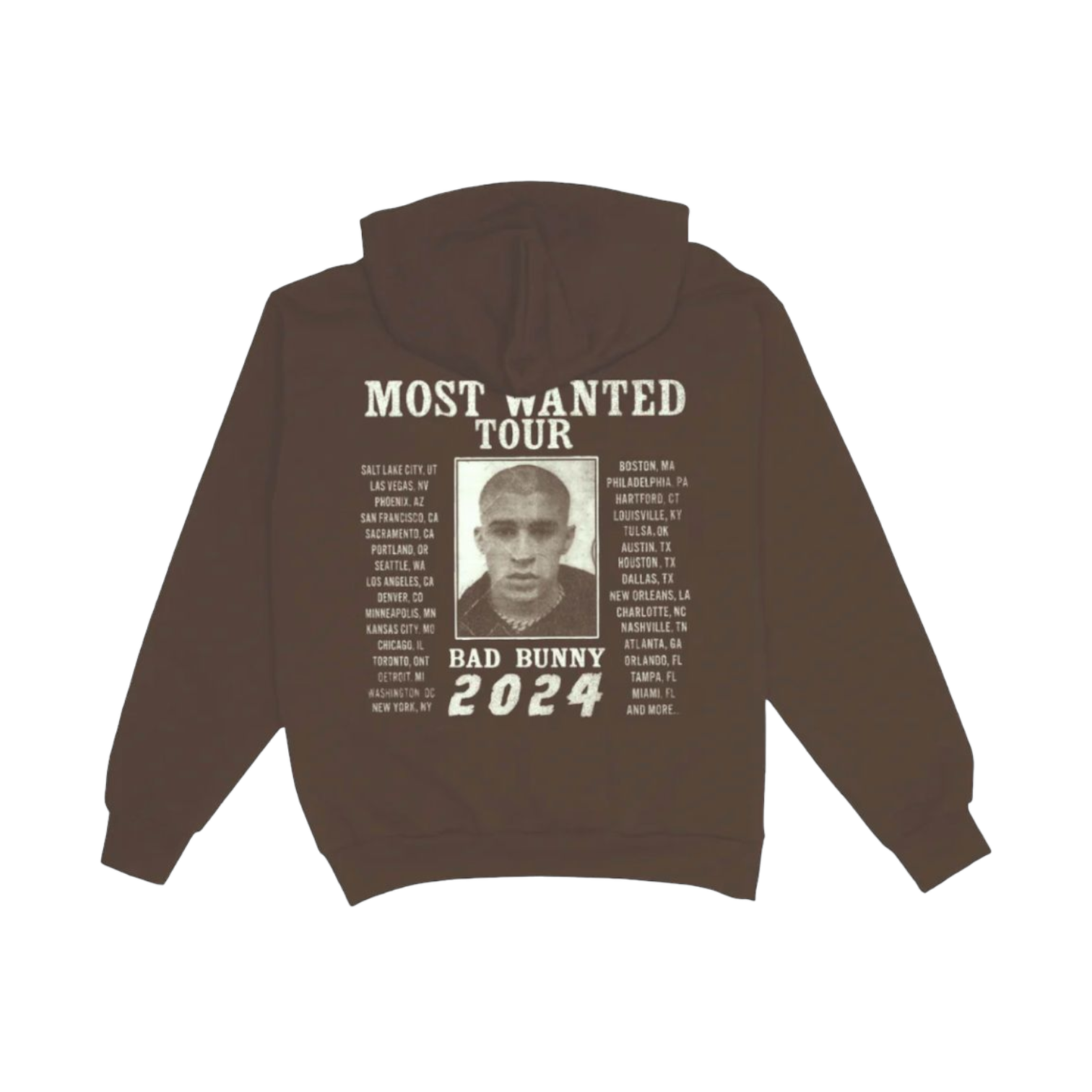 Most Wanted Brown Hoodie