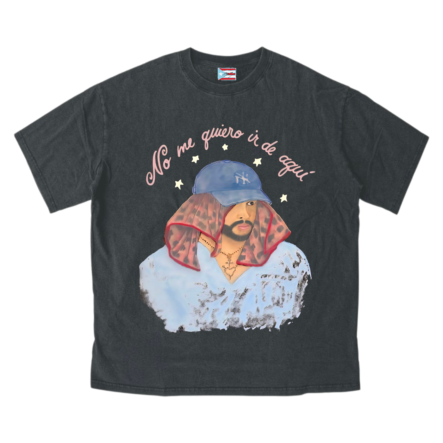 No Me Quiero Ir de Aquí Black Tee