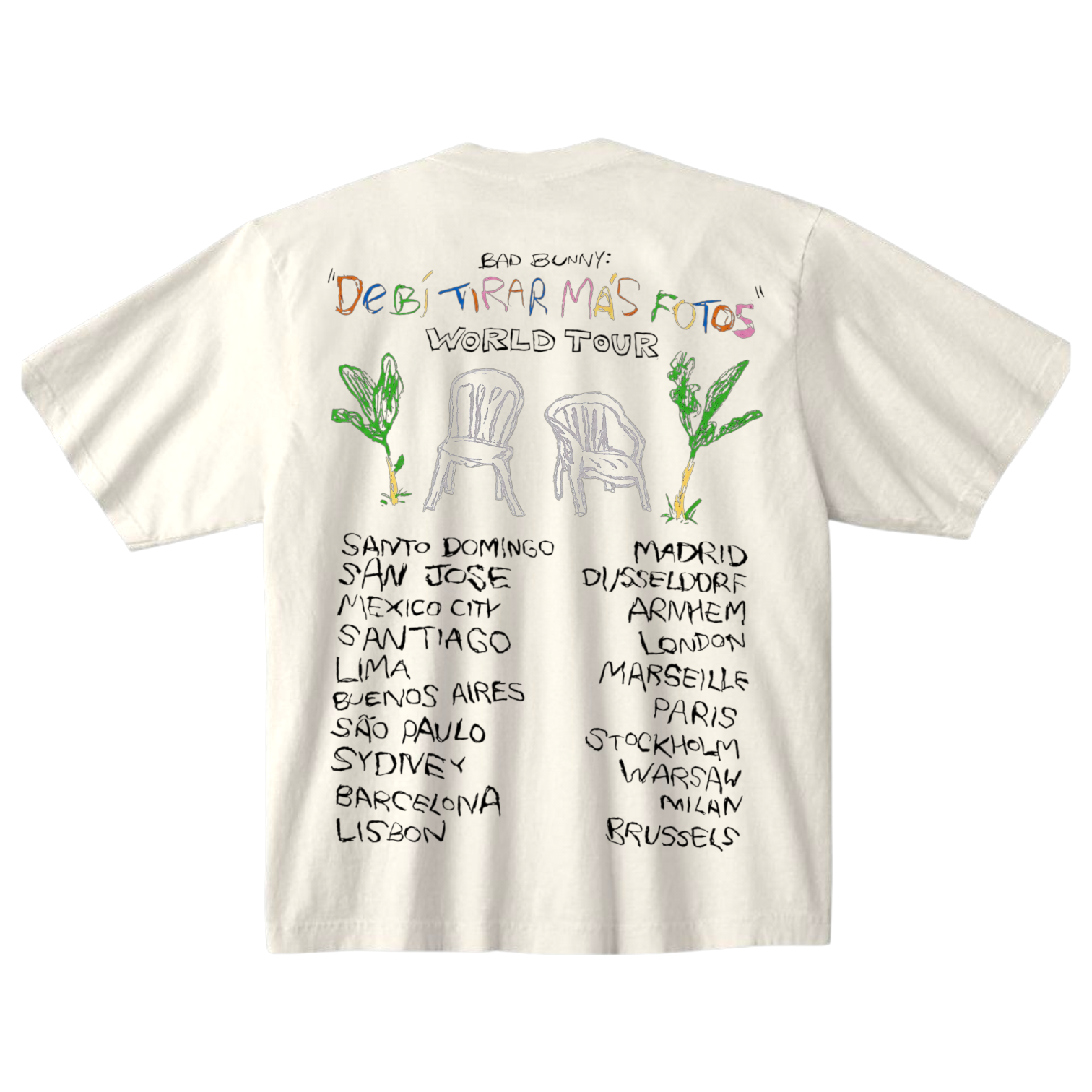 Concho DtMF World Tour Off-White T-Shirt