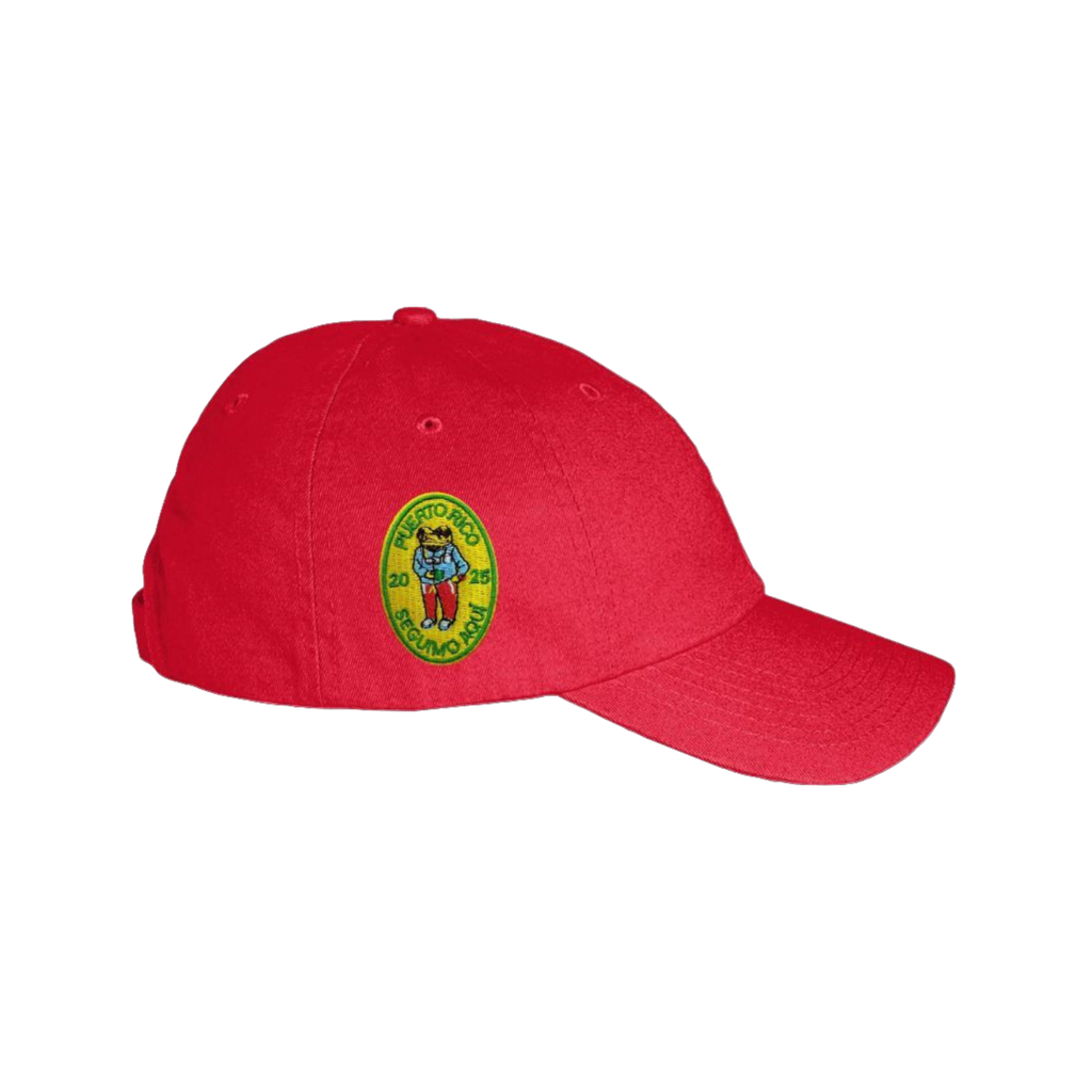 Puerto Rico Red Dad Hat