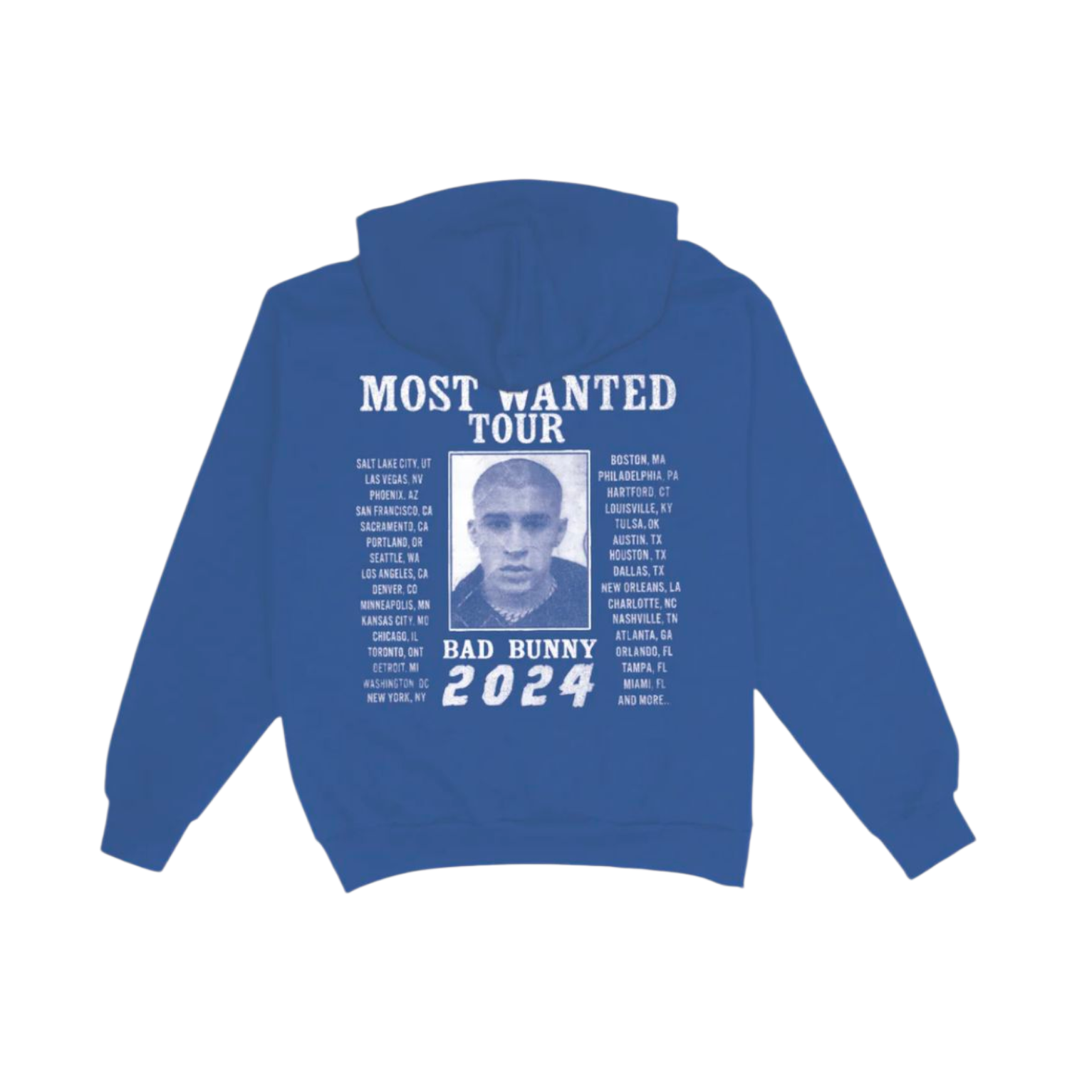 Most Wanted Blue Hoodie