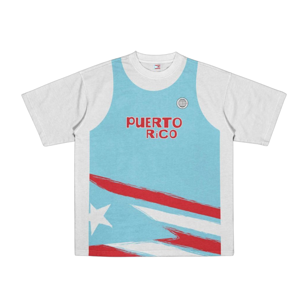 Tee Jersey White/Blue T-Shirt