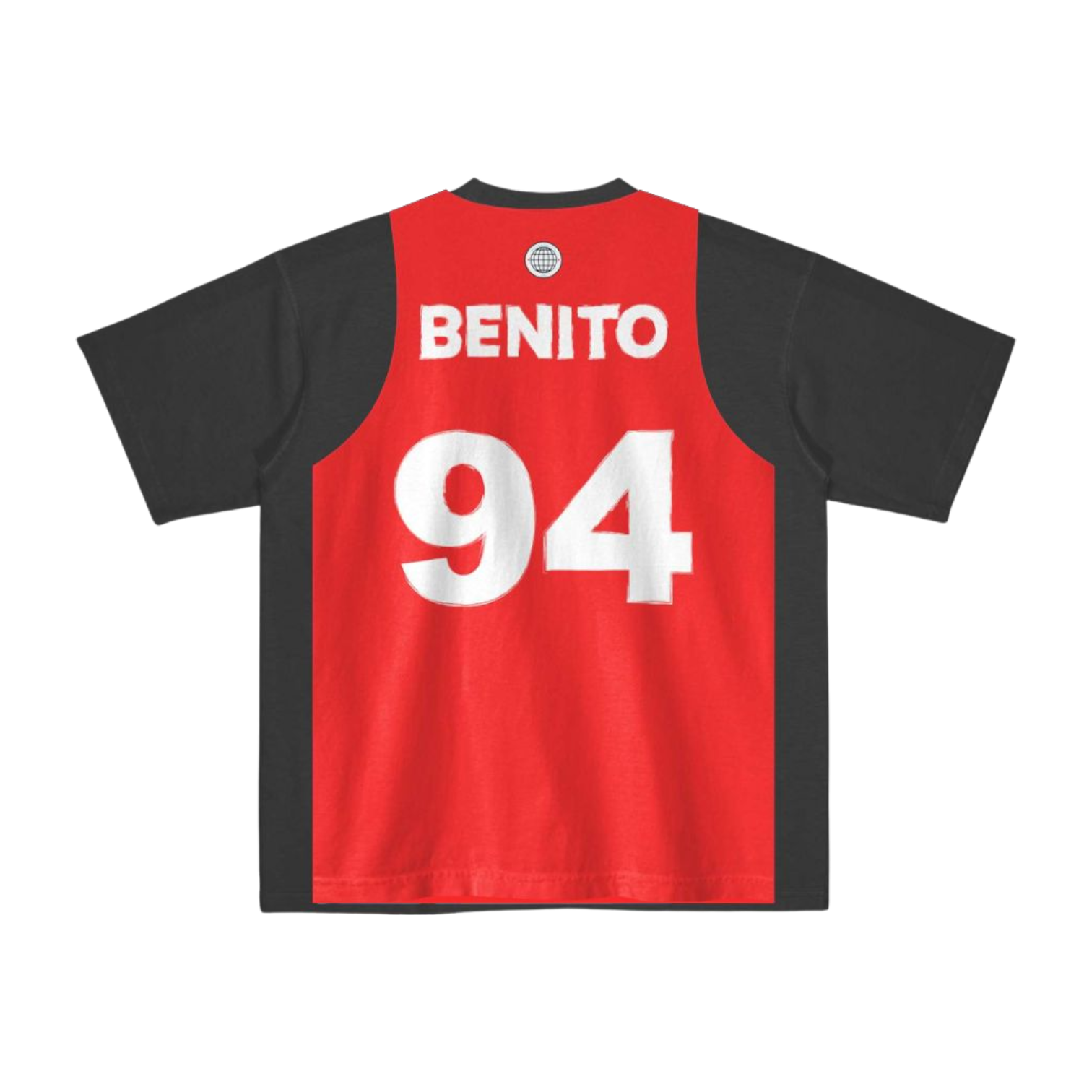 Tee Jersey Black/Red T-Shirt