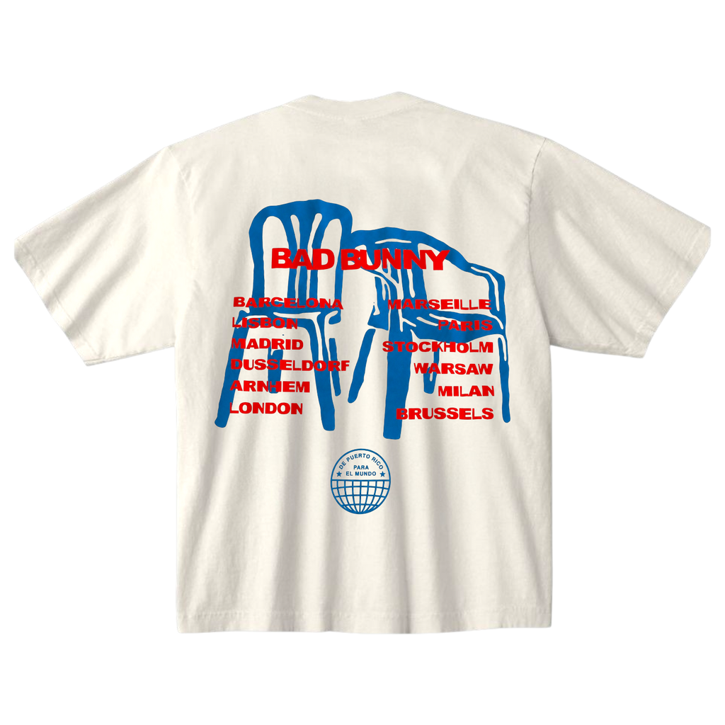 DtMF World Tour Chairs Off-White T-Shirt