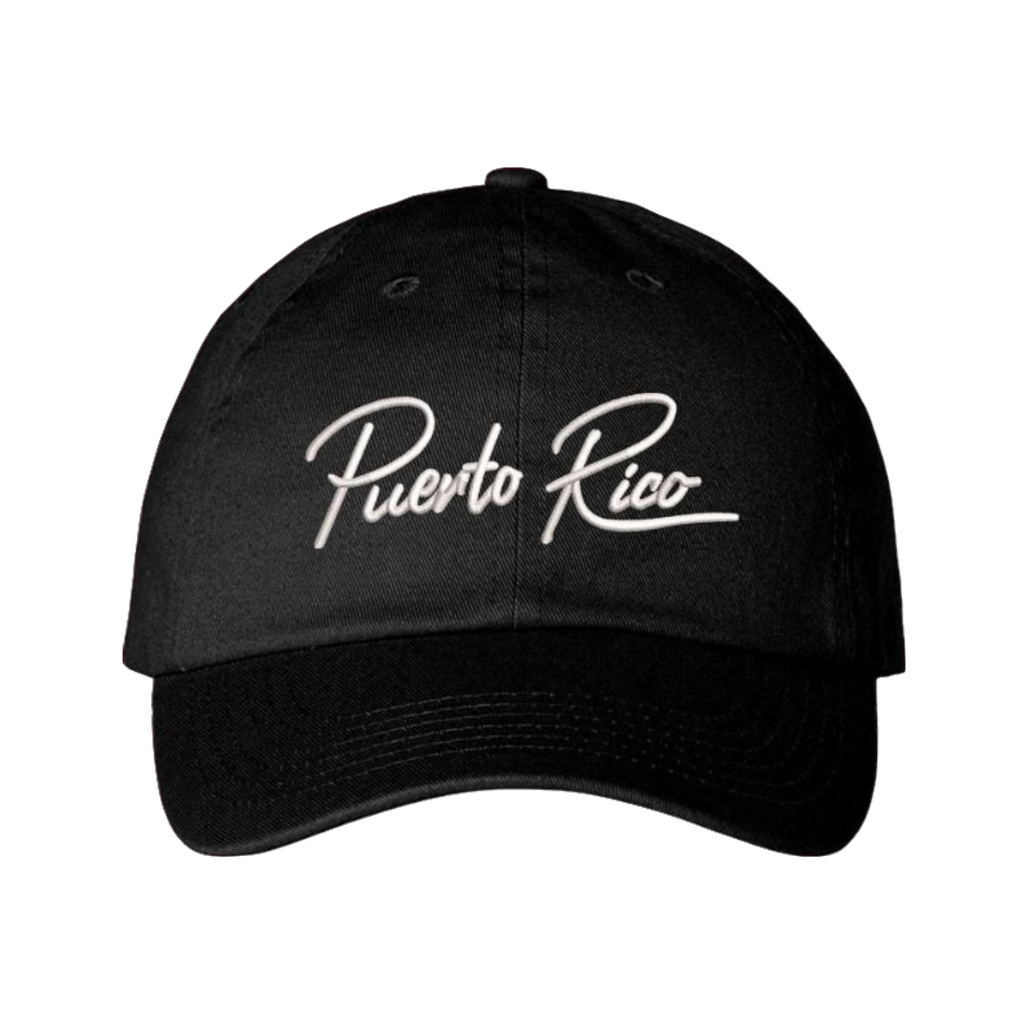 Puerto Rico Black Dad Hat