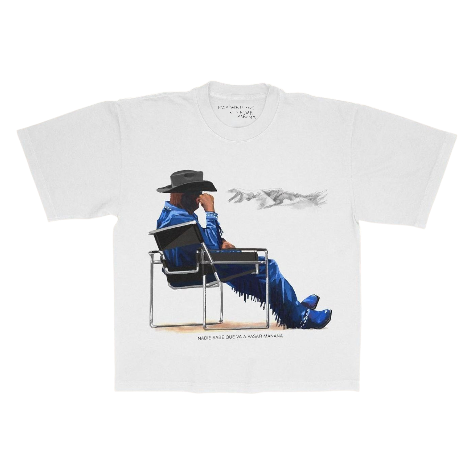 T-Shirt Sitting Cowboy