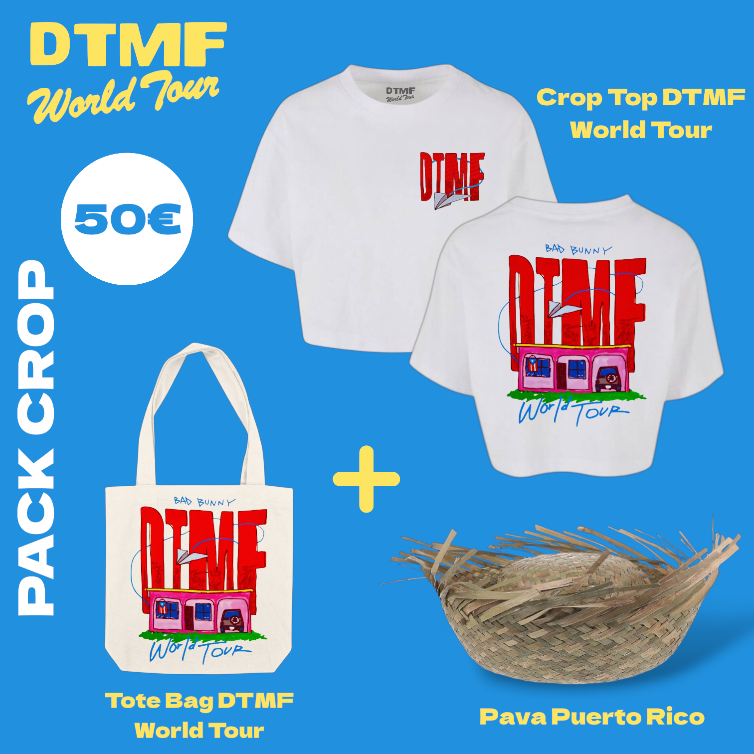DTMF WORLD TOUR White Crop Pack