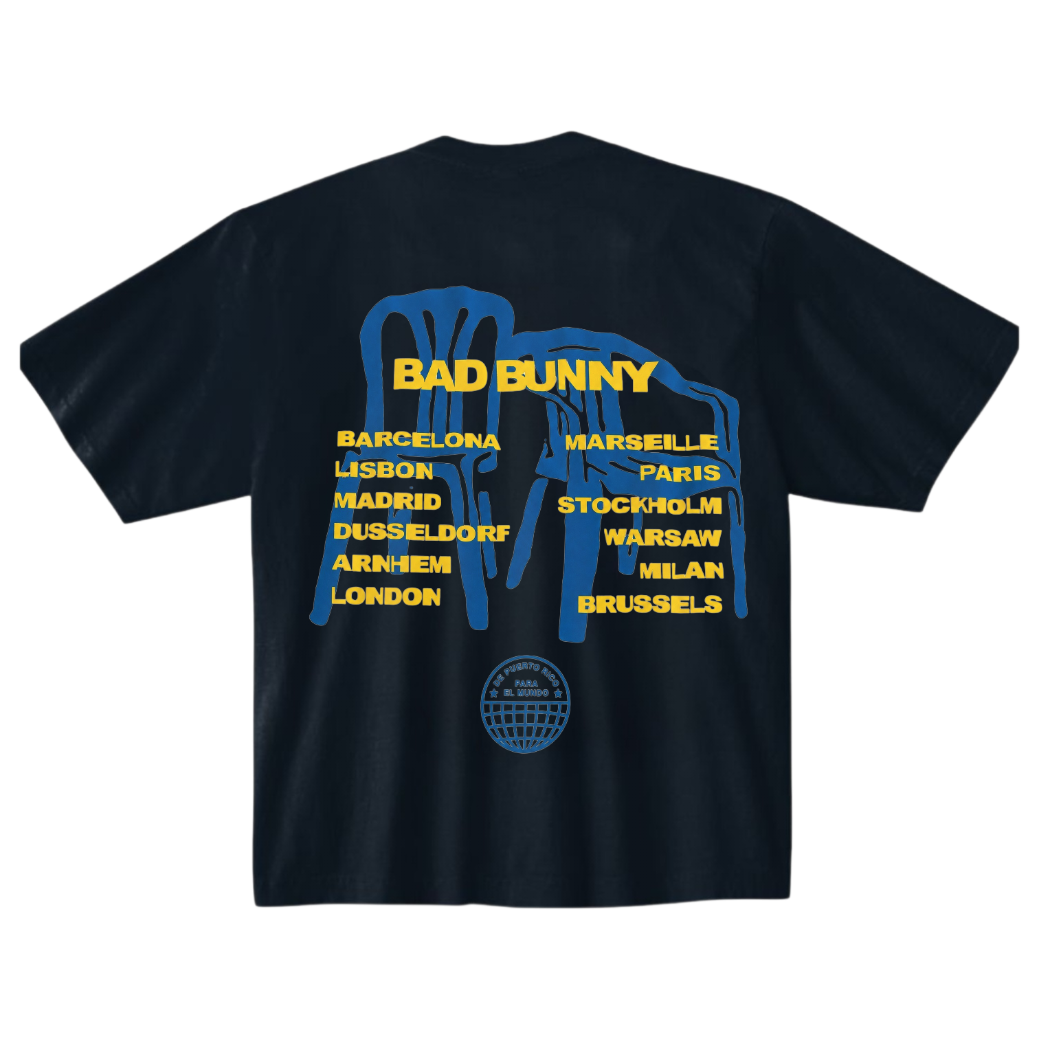 DtMF World Tour Chairs Black T-Shirt