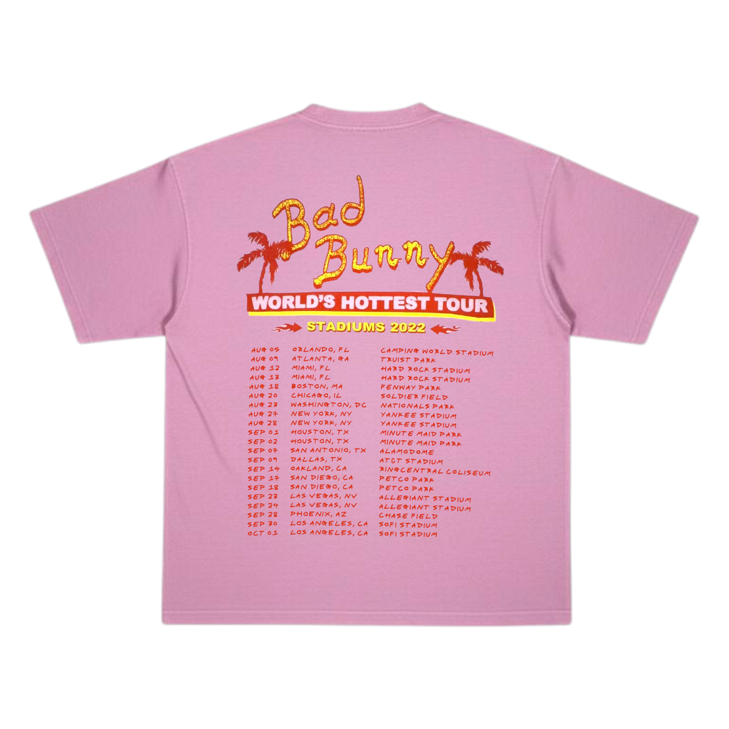 Tee Shirt World's Hottest Tour Pink Edition