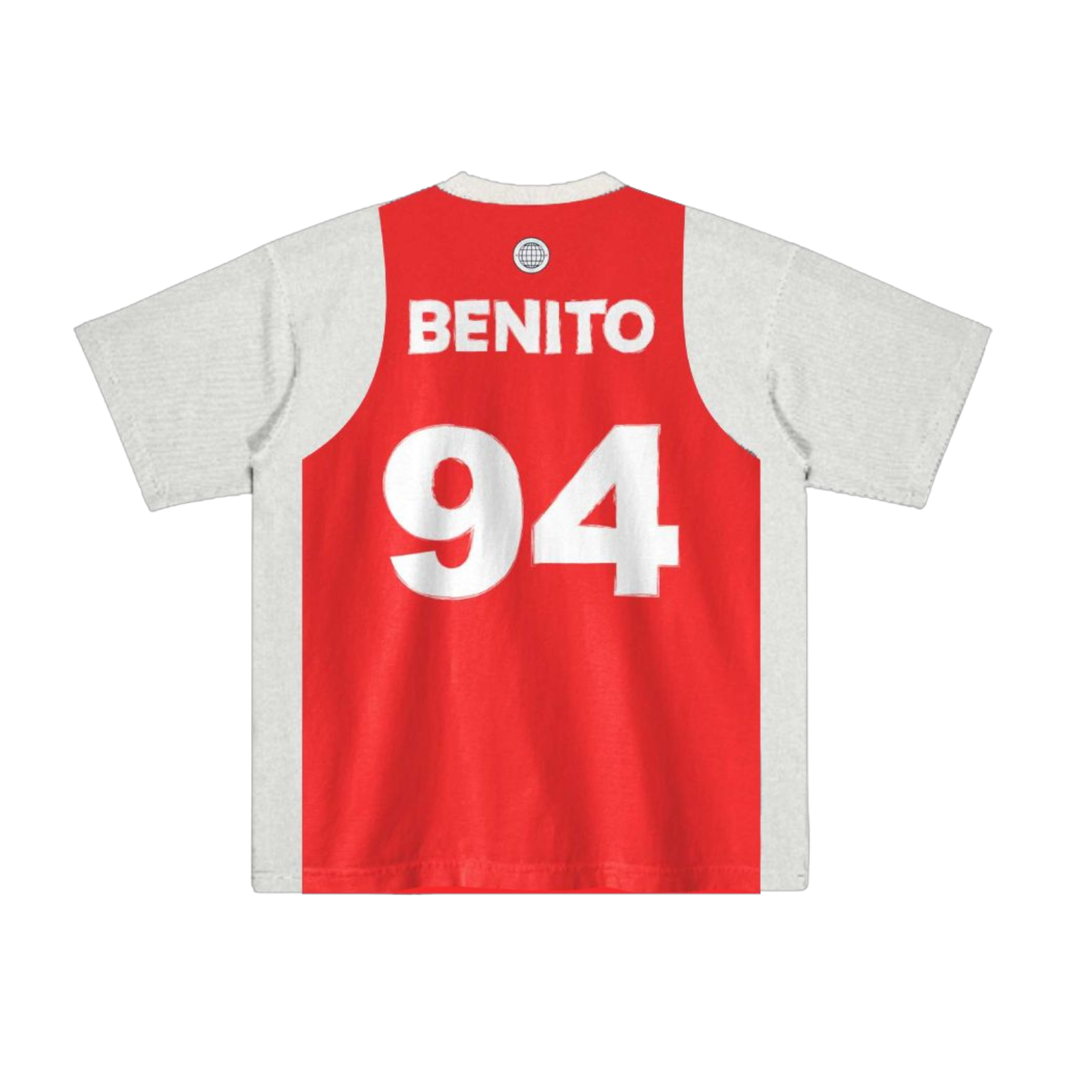 Tee Jersey White/Red T-Shirt